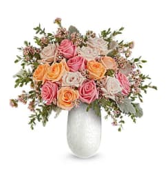 Opal Garden Bouquet. An arrangement by Serrano Flowers.