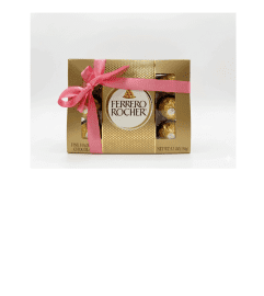 Ferrero Rocher Fine Hazelnut Chocolates. An arrangement by Marivel's Florist and Gifts.