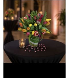 Exclusive Tulips. An arrangement by Brickell Exclusive Blooms.