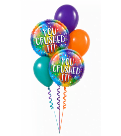 You Crushed It Classic Balloon Bouquet. An arrangement by Balloon Bouquets Plus. You Crushed It Classic Balloon Bouquet. An arrangement by Balloon Bouquets Plus.