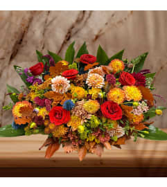 Autumn Ember Garden. An arrangement by Elegant Florist.