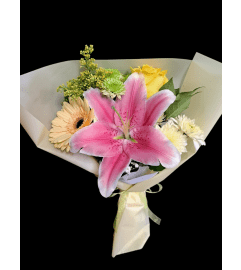 Oh happy day bouquet. An arrangement by Brides N Blossoms Florist.