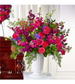 Eternal Day Arrangement. An arrangement by Bill's Flowers Arrangements.