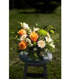 Peach Bellini Blooms. An arrangement by In Bloom.
