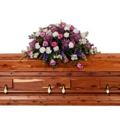 Lavender Dreams Casket Spray. An arrangement by Anne Marie Rose Floral Design. Lavender Dreams Casket Spray. An arrangement by Anne Marie Rose Floral Design.