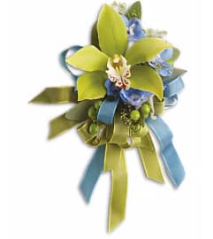 Big Night Orchid Corsage. An arrangement by Ada's Flowers.