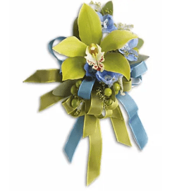 Big Night Orchid Corsage. An arrangement by April Showers Floral Designs. Big Night Orchid Corsage. An arrangement by April Showers Floral Designs.