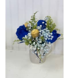 Blue Velvet Whisper. An arrangement by JM Flowers. Blue Velvet Whisper. An arrangement by JM Flowers.