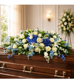 Gentle Grace Floral Harmony Casket Arrangement. An arrangement by Floral Lady Design Studio LLC. Gentle Grace Floral Harmony Casket Arrangement. An arrangement by Floral Lady Design Studio LLC.