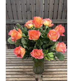 Free Spirit Roses. An arrangement by Deep Creek Floral.