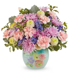 Pretty in Pastels Bouquet. An arrangement by Fendley Florists.