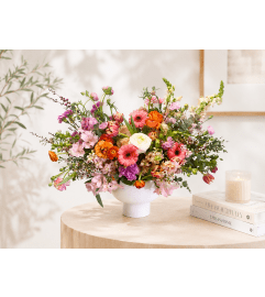 Radiant Garden Bliss. An arrangement by Floral Lady Design Studio LLC.