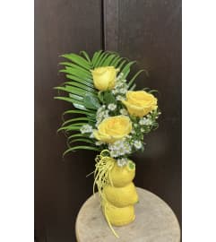 Lemon Drop. An arrangement by Roma Flowers and Gifts. Lemon Drop. An arrangement by Roma Flowers and Gifts.