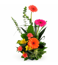 Heaven's Celebration. An arrangement by Balloon Bouquets Plus.