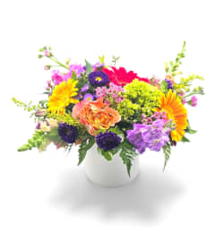 Kaleidoscope of Blooms. An arrangement by Appleblossoms Flowers Gifts and More. Kaleidoscope of Blooms. An arrangement by Appleblossoms Flowers Gifts and More.