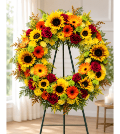 Warm Embrace Farewell. An arrangement by Floral Lady Design Studio LLC. Warm Embrace Farewell. An arrangement by Floral Lady Design Studio LLC.