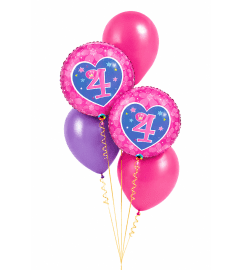 Flower 4th Birthday Classic Balloon Bouquet. An arrangement by Balloon Bouquets Plus. Flower 4th Birthday Classic Balloon Bouquet. An arrangement by Balloon Bouquets Plus.