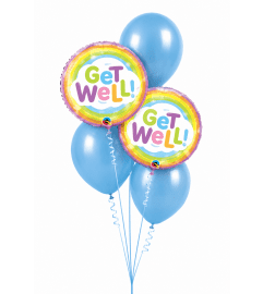 Get Well Rainbow Classic Balloon Bouquet. An arrangement by Balloon Bouquets Plus. Get Well Rainbow Classic Balloon Bouquet. An arrangement by Balloon Bouquets Plus.