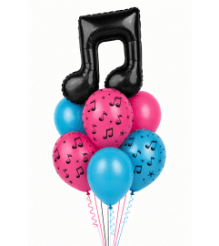 Music Note Awesome Balloon Bouquet. An arrangement by Balloon Bouquets Plus. Music Note Awesome Balloon Bouquet. An arrangement by Balloon Bouquets Plus.