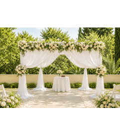 Whispering Petals Arch. An arrangement by Floral Lady Design Studio LLC. Whispering Petals Arch. An arrangement by Floral Lady Design Studio LLC.
