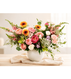 Radiant Peony Serenade. An arrangement by Floral Lady Design Studio LLC. Radiant Peony Serenade. An arrangement by Floral Lady Design Studio LLC.