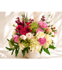Blushing Garden Embrace. An arrangement by Floral Lady Design Studio LLC. Blushing Garden Embrace. An arrangement by Floral Lady Design Studio LLC.