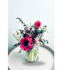 Spring Meadow Delight. An arrangement by Blossoms On The Trail.