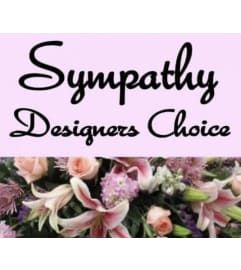 Sympathy, Designers Choice in Assorted Colours - VASED ARRANGEMEN. An arrangement by Deer Valley Florist and Flower Delivery.