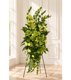 Evergreen Elegance Tribute. An arrangement by Floral Lady Design Studio LLC.