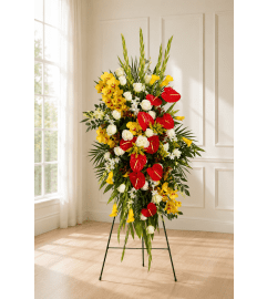 Radiant Harmony Tribute. An arrangement by Floral Lady Design Studio LLC.