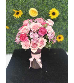 Pink Perfection. An arrangement by Cincyfloralnista.