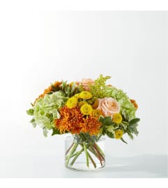 FALL FOLIAGE. An arrangement by J.D. Ballantine's Flowers and Gifts.
