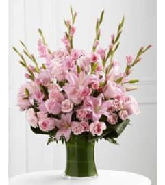 Lovely Tribute. An arrangement by Fendley Florists.