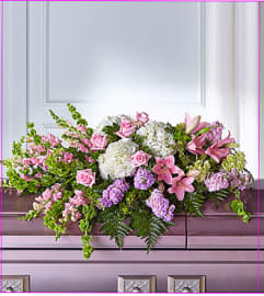 FTD Life's Gratitude Casket Spray. An arrangement by Fendley Florists. FTD Life's Gratitude Casket Spray. An arrangement by Fendley Florists.