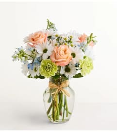 Summer Dunes Boquet. An arrangement by J.D. Ballantine's Flowers and Gifts.
