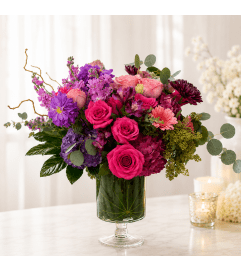 Enchanted Violet Romance. An arrangement by Floral Lady Design Studio LLC.