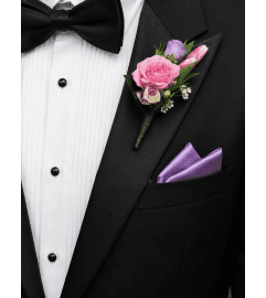 Spring Mix Boutonniere. An arrangement by Floral Lady Design Studio LLC.