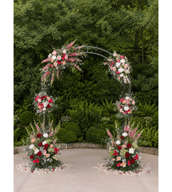 Eternal Romance Arch. An arrangement by Floral Lady Design Studio LLC.