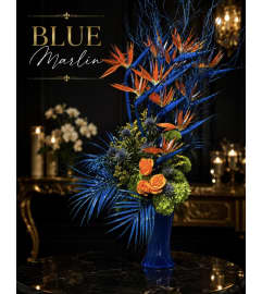 Blue Marlin. An arrangement by Berlin Flower Shop.