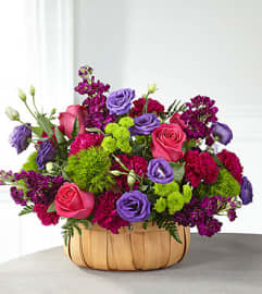 FTD Serene Sanctuary Basket. An arrangement by Fendley Florists.