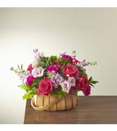 FTD Radience in Bloom Basket. An arrangement by Fendley Florists.