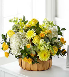 FTD Rustic Remembrance Basket. An arrangement by Fendley Florists.