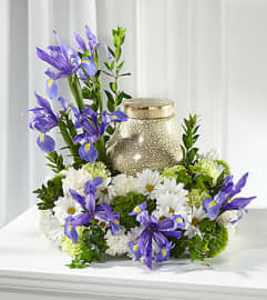 FTD Sincere Spirit Cremation Adornment. An arrangement by Fendley Florists.