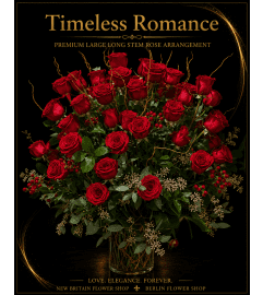 Timeless Romance. An arrangement by Berlin Flower Shop.