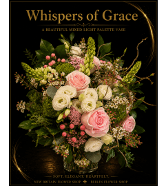 Whispers of Grace. An arrangement by Berlin Flower Shop.