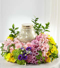 FTD Rays of Hope Cremation Adornment. An arrangement by Fendley Florists.