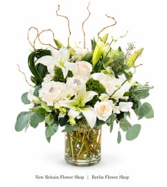 Pure Elegance Arrangement. An arrangement by New Britain Flower Shop.