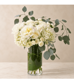 The Pearl. An arrangement by Bill's Flowers Arrangements.