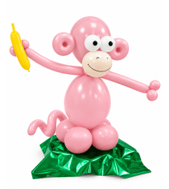 Safari Monkey Buddy - Pink. An arrangement by Balloon Bouquets Plus. Safari Monkey Buddy - Pink. An arrangement by Balloon Bouquets Plus.