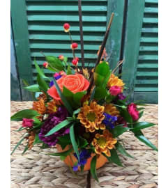 Autumn Glow Pumpkin Bouquet. An arrangement by Forest Florist. Autumn Glow Pumpkin Bouquet. An arrangement by Forest Florist.